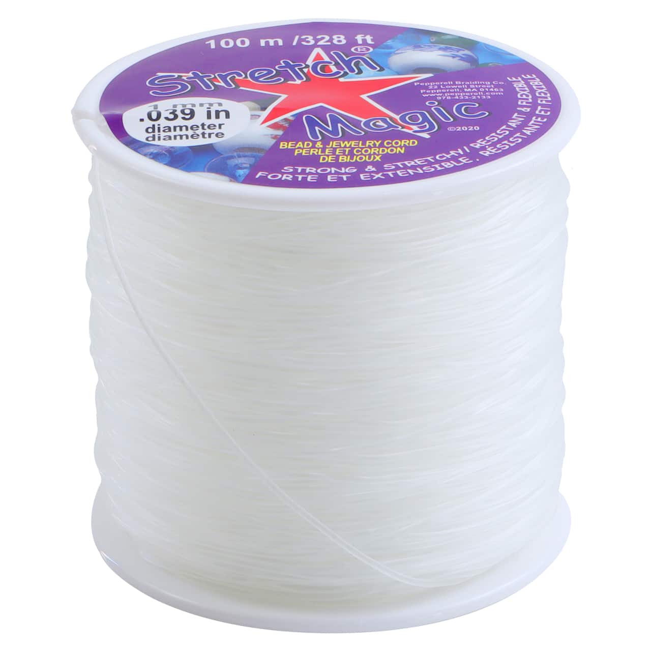 6 Pack: Stretch Magic® 1mm Clear Bead & Jewelry Cord, 100m